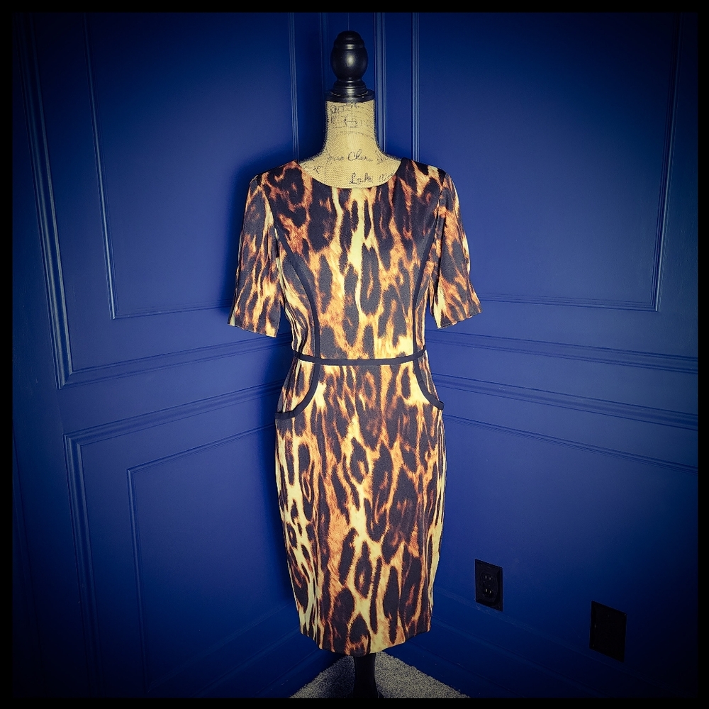 Marisa Kenson Cheeta Print Dress